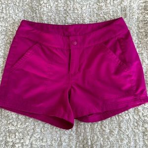 The North Face shorts, hot pink